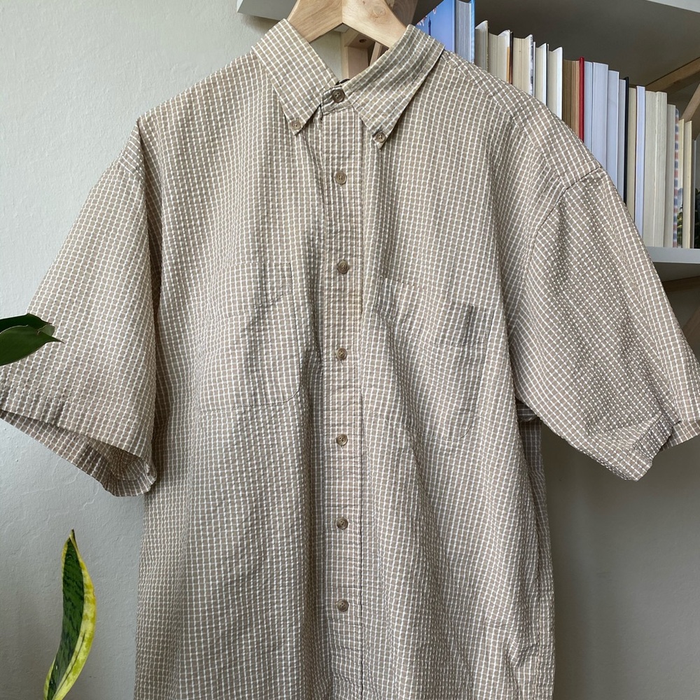Van Heusen Casual Short Sleeve Shirt, size L